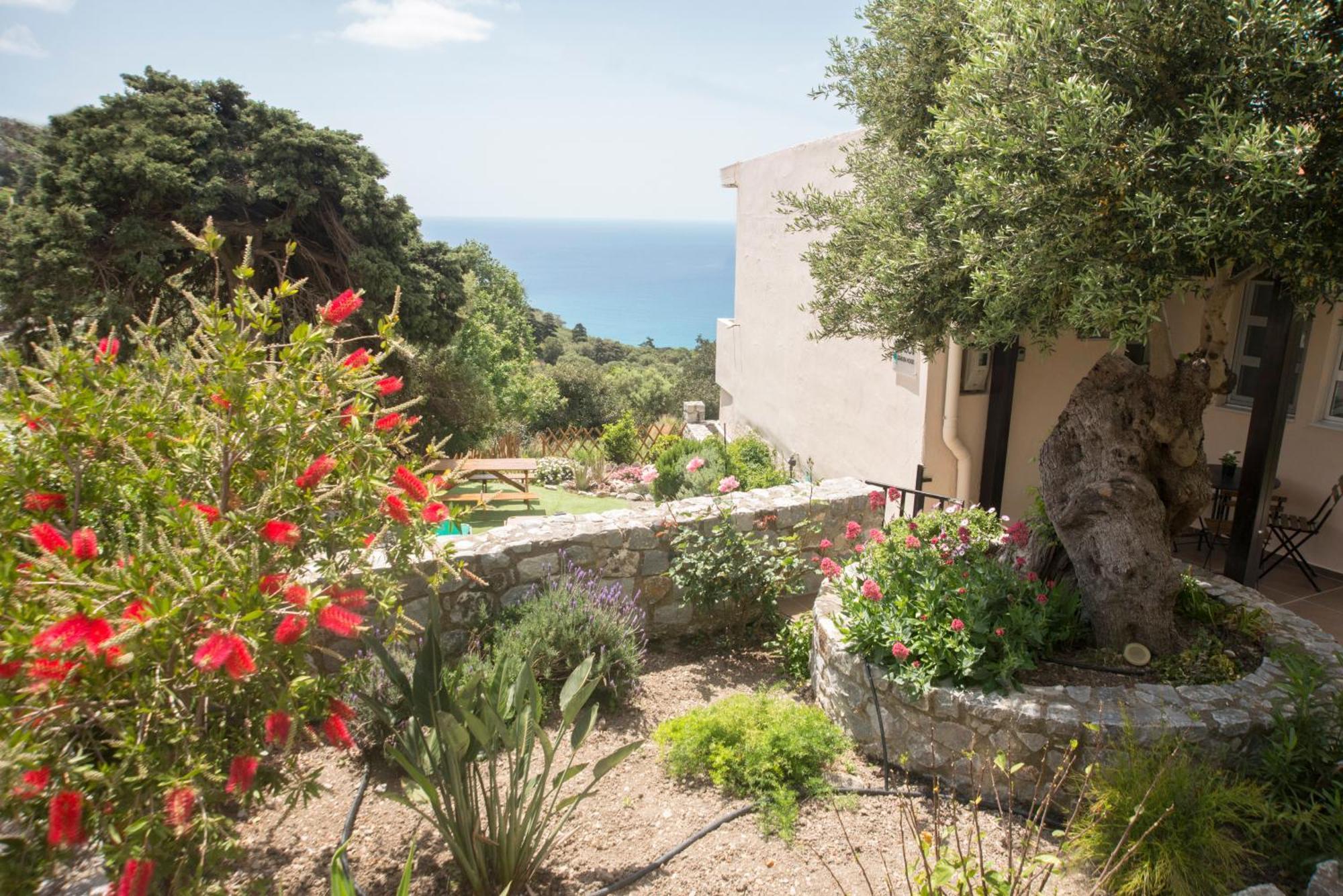 Petasos House - Garden - Sea View Villa Sellía Exterior foto