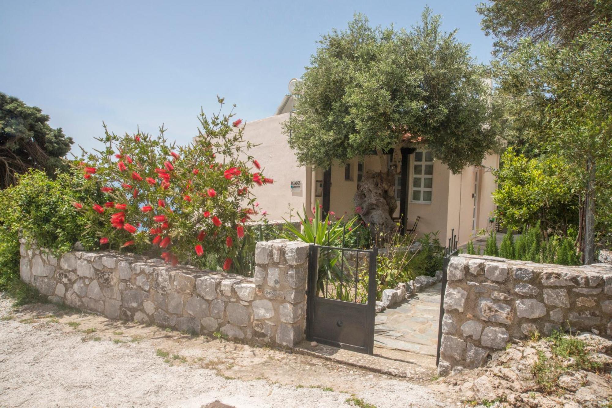Petasos House - Garden - Sea View Villa Sellía Exterior foto